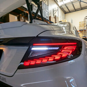v3 black dragon scale led dynamic taillights for 22 25 subaru wrx vb tail lights