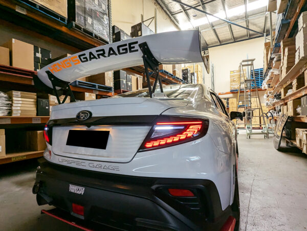 v3 black dragon scale led dynamic taillights for 22 25 subaru wrx vb tail lights