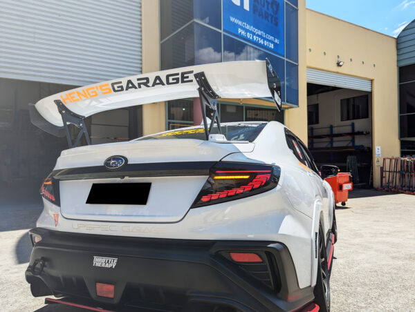 v3 smoke black dragon scale led dynamic taillights for 22 25 subaru wrx vb tail lights