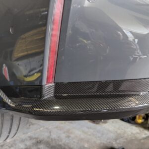 dry carbon fiber rear bumper side splitter for 21 24 bmw m3 g80