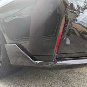 dry carbon fiber rear bumper side splitter for 21 24 bmw m3 g80