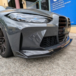 v style vorsteiner carbon fiber front bumper lip for 21 24 bmw g80 m3 g82 g83 m4