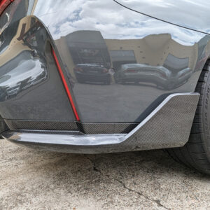 dry carbon fiber rear bumper side splitter for 21 24 bmw m3 g80