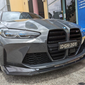 v style vorsteiner carbon fiber front bumper lip for 21 24 bmw g80 m3 g82 g83 m4