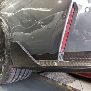 dry carbon fiber rear bumper side splitter for 21 24 bmw m3 g80