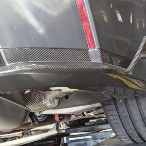 dry carbon fiber rear bumper side splitter for 21 24 bmw m3 g80