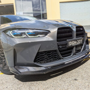 v style vorsteiner carbon fiber front bumper lip for 21 24 bmw g80 m3 g82 g83 m4