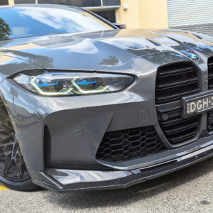 v style vorsteiner carbon fiber front bumper lip for 21 24 bmw g80 m3 g82 g83 m4