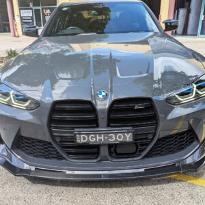 v style vorsteiner carbon fiber front bumper lip for 21 24 bmw g80 m3 g82 g83 m4