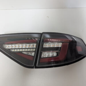 spec d black red 3d led tail light dynamic signal for 08 13 subaru impreza g3 wrx rs sti hatchback taillights