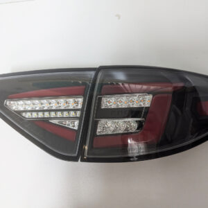 spec d black red 3d led tail light dynamic signal for 08 13 subaru impreza g3 wrx rs sti hatchback taillights