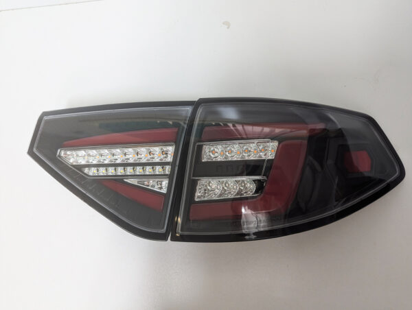 spec d black red 3d led tail light dynamic signal for 08 13 subaru impreza g3 wrx rs sti hatchback taillights