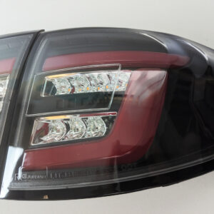 spec d black red 3d led tail light dynamic signal for 08 13 subaru impreza g3 wrx rs sti hatchback taillights