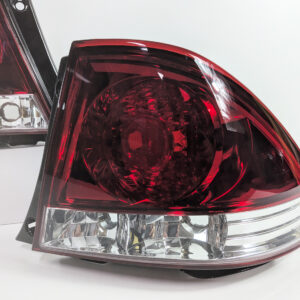 jdm clear red tail lights for 99 05 lexus is200 is300 toyota altezza taillights