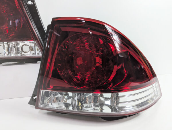 jdm clear red tail lights for 99 05 lexus is200 is300 toyota altezza taillights
