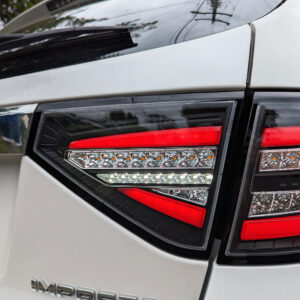 spec d black red 3d led tail light dynamic signal for 08 13 subaru impreza g3 wrx rs sti hatchback taillights