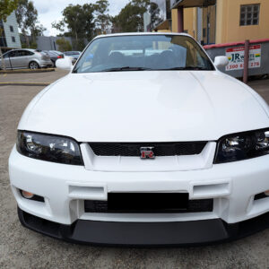 jdm black oe projector headlights for nissan skyline r33 gtr gts25 gts series 1&3 head lights