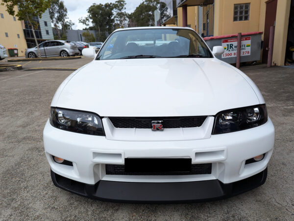 jdm black oe projector headlights for nissan skyline r33 gtr gts25 gts series 1&3 head lights