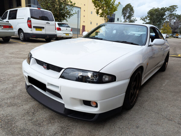 jdm black oe projector headlights for nissan skyline r33 gtr gts25 gts series 1&3 head lights