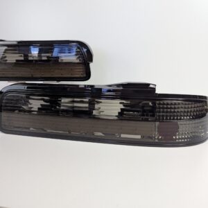 smoke led tail lights for 89 94 nissan silvia s13 dmax taillights