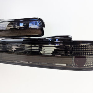 smoke led tail lights for 89 94 nissan silvia s13 dmax taillights