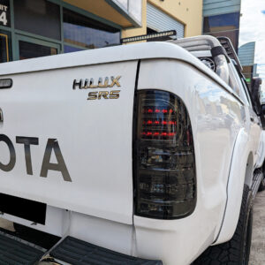 smoke led taillights for 2005 2010 toyota hilux sr5 vigo tail lights