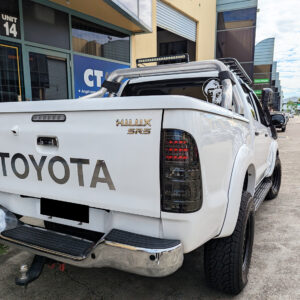 smoke led taillights for 2005 2010 toyota hilux sr5 vigo tail lights