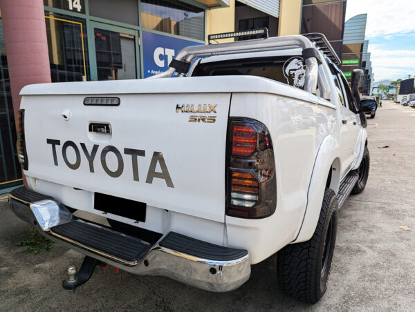 smoke led taillights for 2011 2014 toyota hilux sr5 vigo tail lights