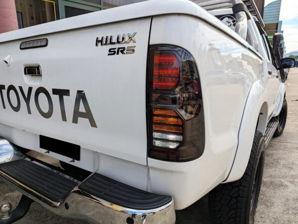 smoke led taillights for 2011 2014 toyota hilux sr5 vigo tail lights