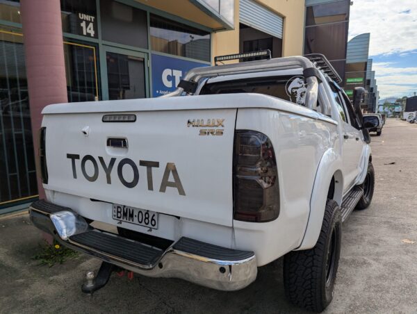 smoke led taillights for 2011 2014 toyota hilux sr5 vigo tail lights