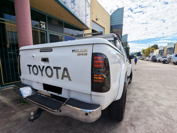 smoke led taillights for 2011 2014 toyota hilux sr5 vigo tail lights