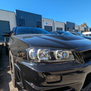 bnr34 gtr r34 oe style headlights for 1998 2001 nissan skyline r34 gtt gtr