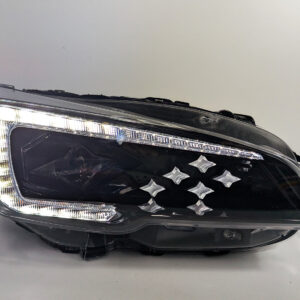 coplus stellar star logo led drl headlights for 14 17 subaru wrx sti levorg va