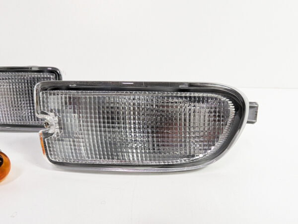 clear front bumper turn signal indicator lights for 98 00 subaru impreza gc8 gf8 wrx sti