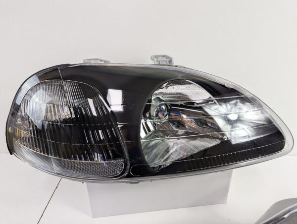 ek9 type r oem style black headlights for 96 98 honda civic ek vti