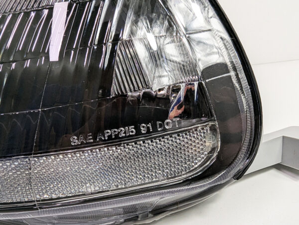 ek9 type r oem style black headlights for 96 98 honda civic ek vti