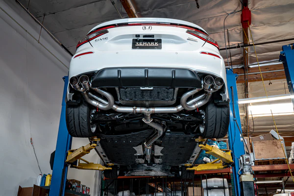 remark sports touring cat back exhaust – honda civic fl1 1.5l turbo 2022+