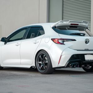 remark cat back exhaust – toyota corolla hatch e210 (quad exit, burnt tips)