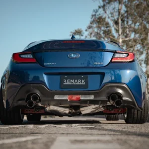 remark quad exit cat back exhaust – subaru brz/toyota gr86 (stainless tips)
