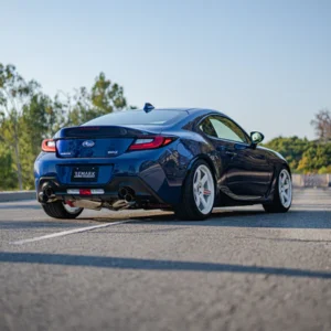 remark quad exit cat back exhaust – subaru brz/toyota gr86 (stainless tips)