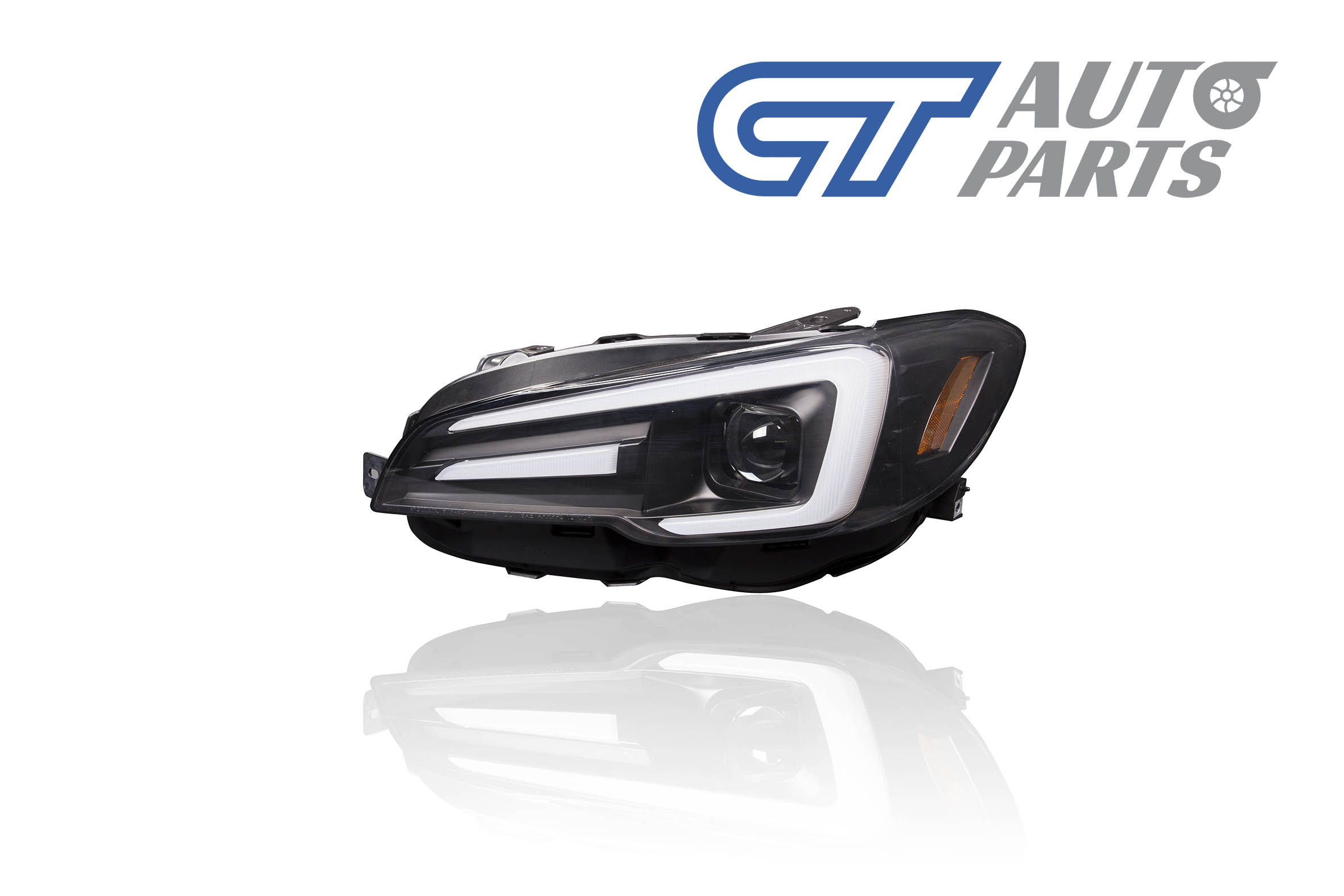 apex led drl dynamic blinker headlights for 18 21 subaru wrx sti v1 levorg
