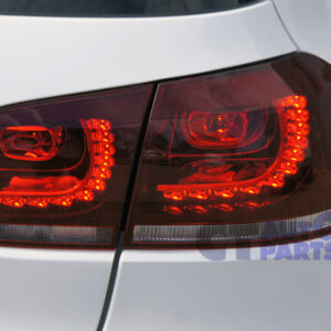 golf r style clear red full led taillights for 2009 2013 vw golf 6 vi mk6 tsi tdi gti