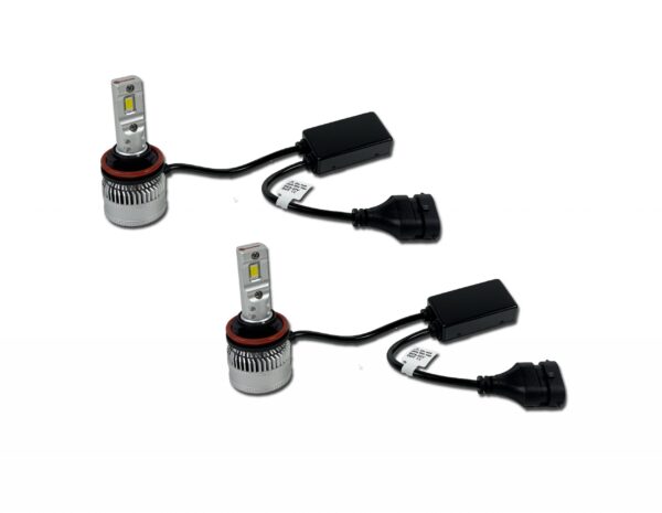 “enzo” 2x h11 h8 h9 h16 canbus led headlight bulbs hid conversion kit 10400lm 6500k