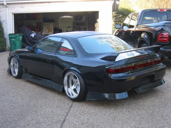 jdm smoke red taillights & garnish for 93 98 nissan silvia s14 200sx tail lights