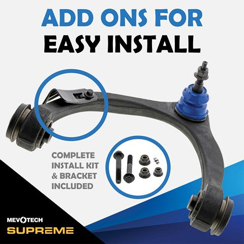 suspension control arm and ball joint assembly mevotech cms401293