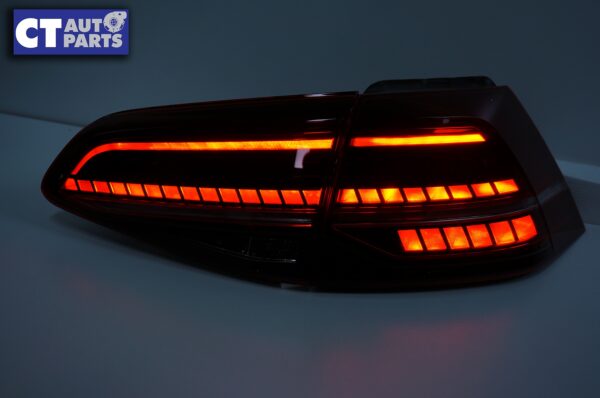r style smoke full led dynamic tail lights for 2014 2018 vw golf 7 vii taillights
