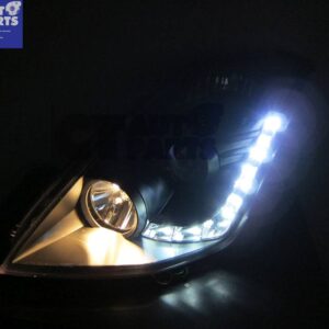 drl led black projector headlights for 03 05 nissan 350z z33 fairlady hid type