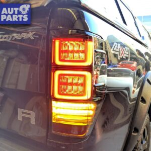 black 3d led tail lights dynamic blinker for 11 20 ford ranger mk1 mk2 wildtrak taillights