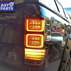 black 3d led tail lights dynamic blinker for 11 20 ford ranger mk1 mk2 wildtrak taillights