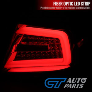 spec d jet black led taillights for 08 13 subaru impreza wrx sti g3 4d tail lights